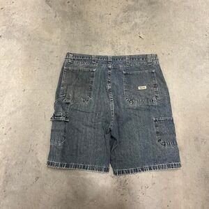 Vintage Y2K‎ grey wash faded baggy carpenter jorts